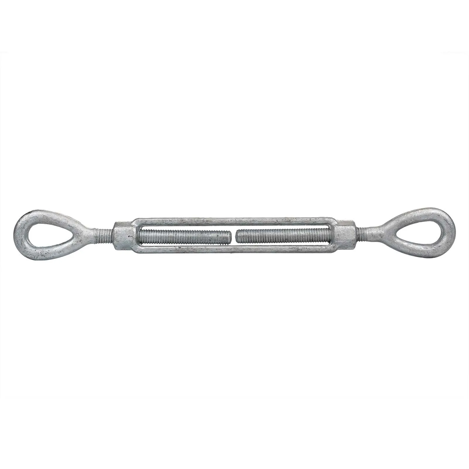 1-1/4" x 12" Eye & Eye Galvanized Turnbuckle