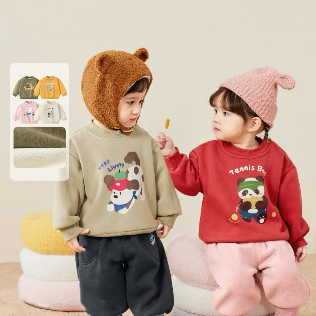 Animal Paradise Plush Sweatshirt