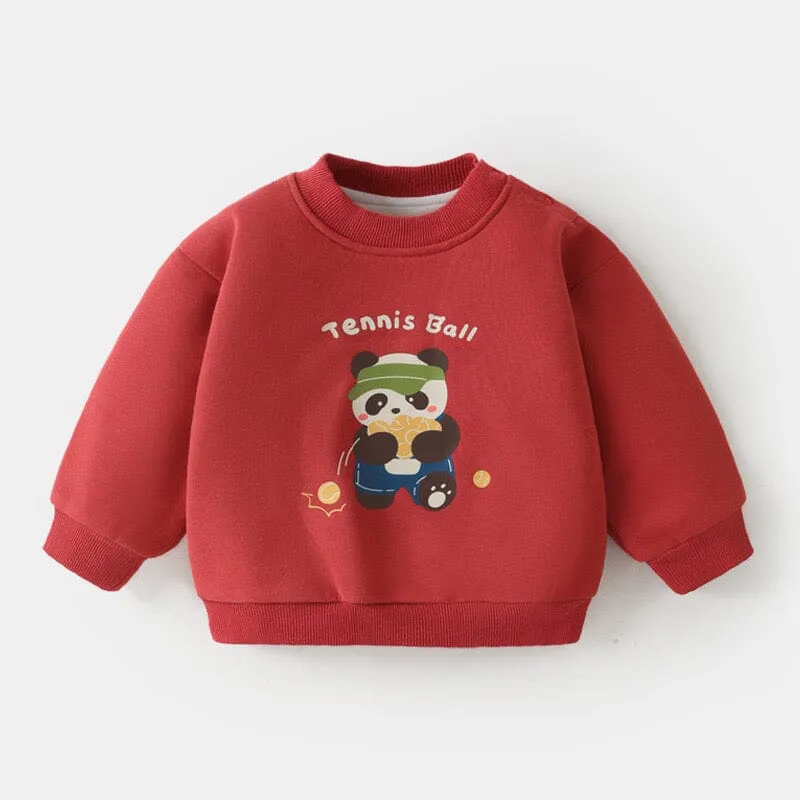 Animal Paradise Plush Sweatshirt