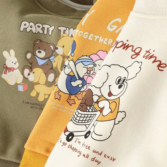 Animal Paradise Plush Sweatshirt