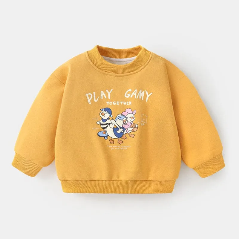 Animal Paradise Plush Sweatshirt