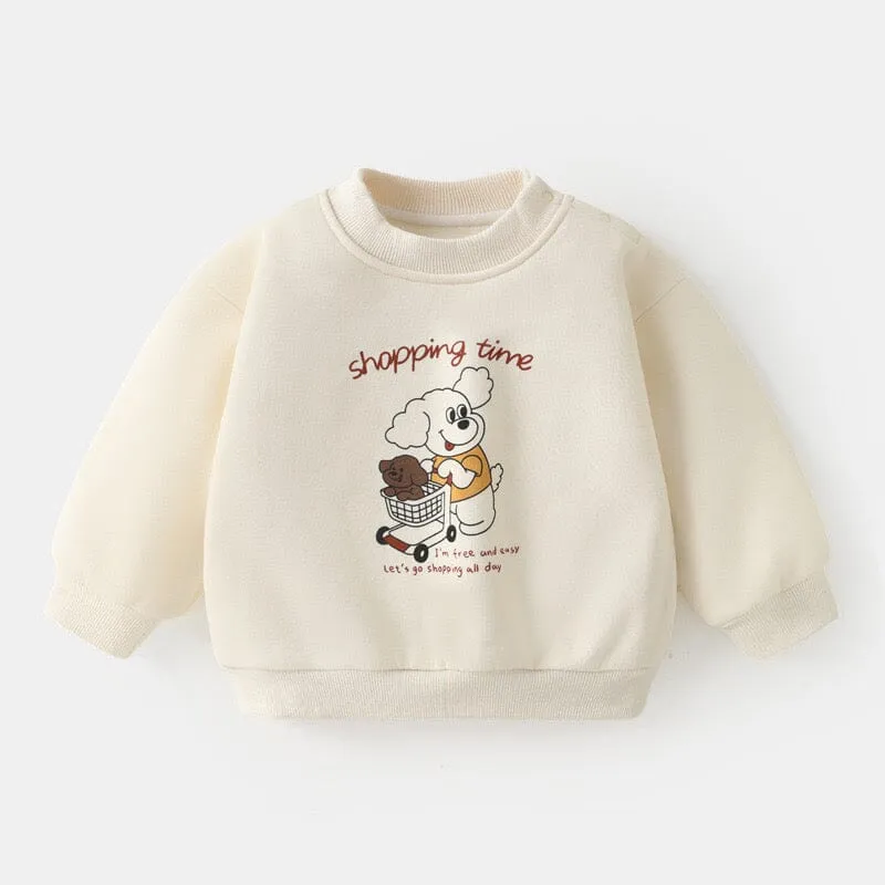 Animal Paradise Plush Sweatshirt
