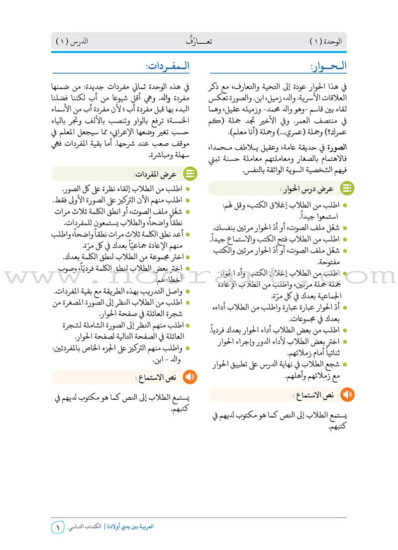 Arabic Between Our Children's Hands Teacher Book: Level 2 العربية بين يدي أولادنا