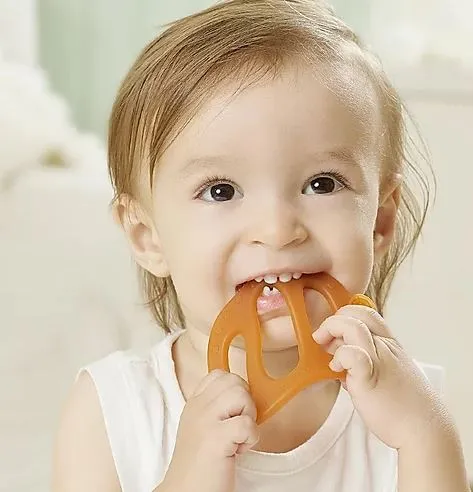 Babycare Ocean Nano Silver Silicone Teether - Crab