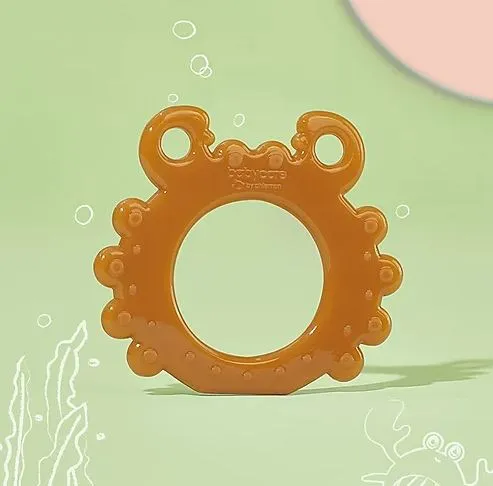 Babycare Ocean Nano Silver Silicone Teether - Crab