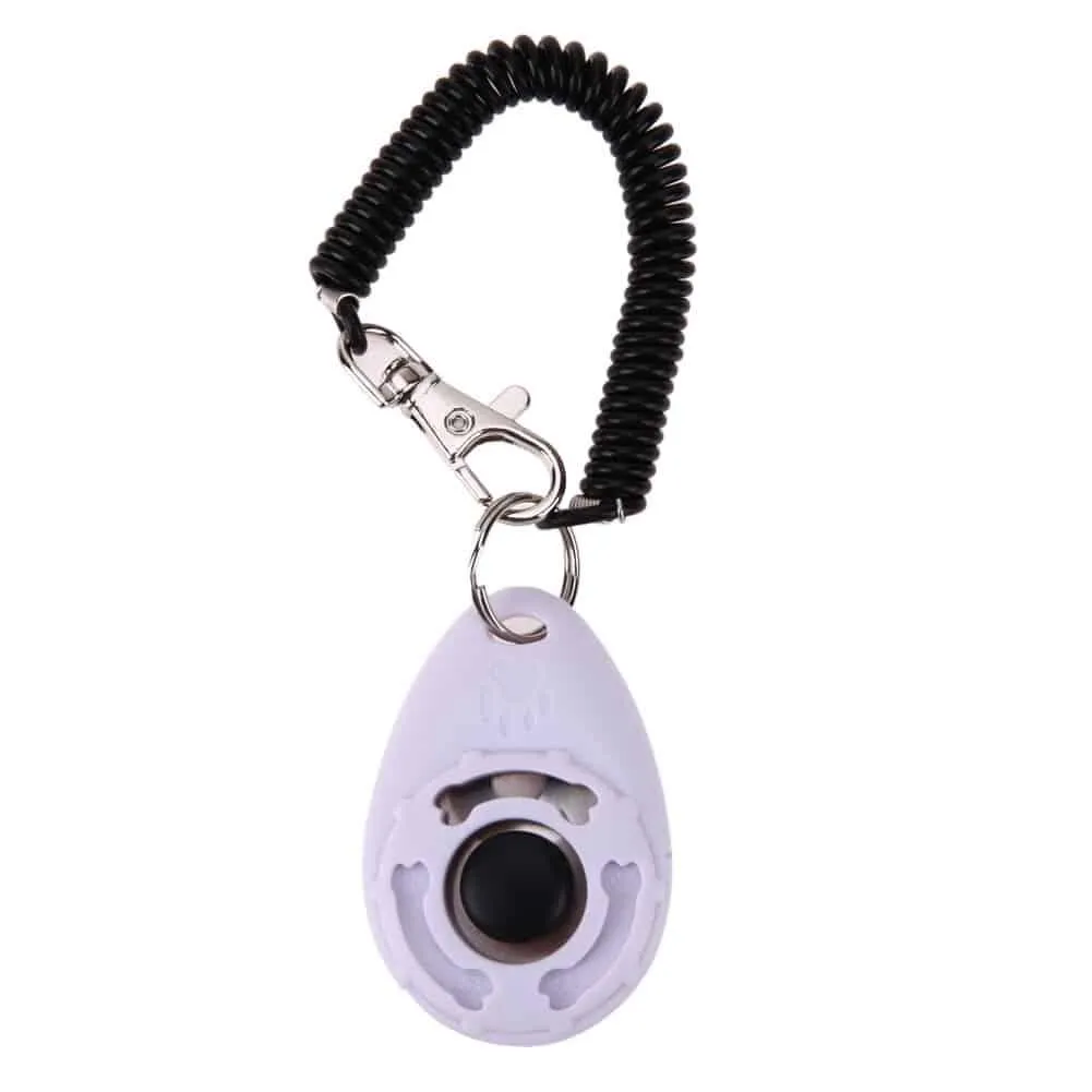 Dog Clicker Training Tool with Wrist Strap