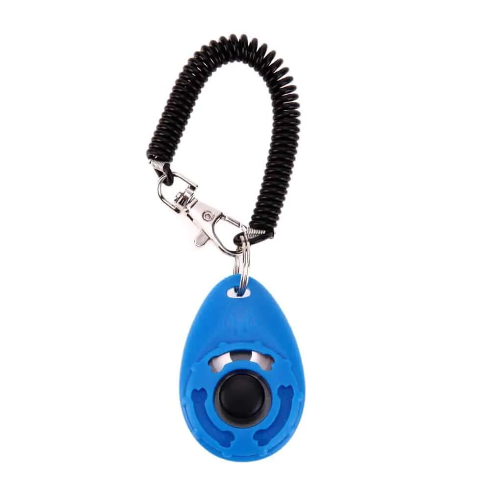 Dog Clicker Training Tool with Wrist Strap