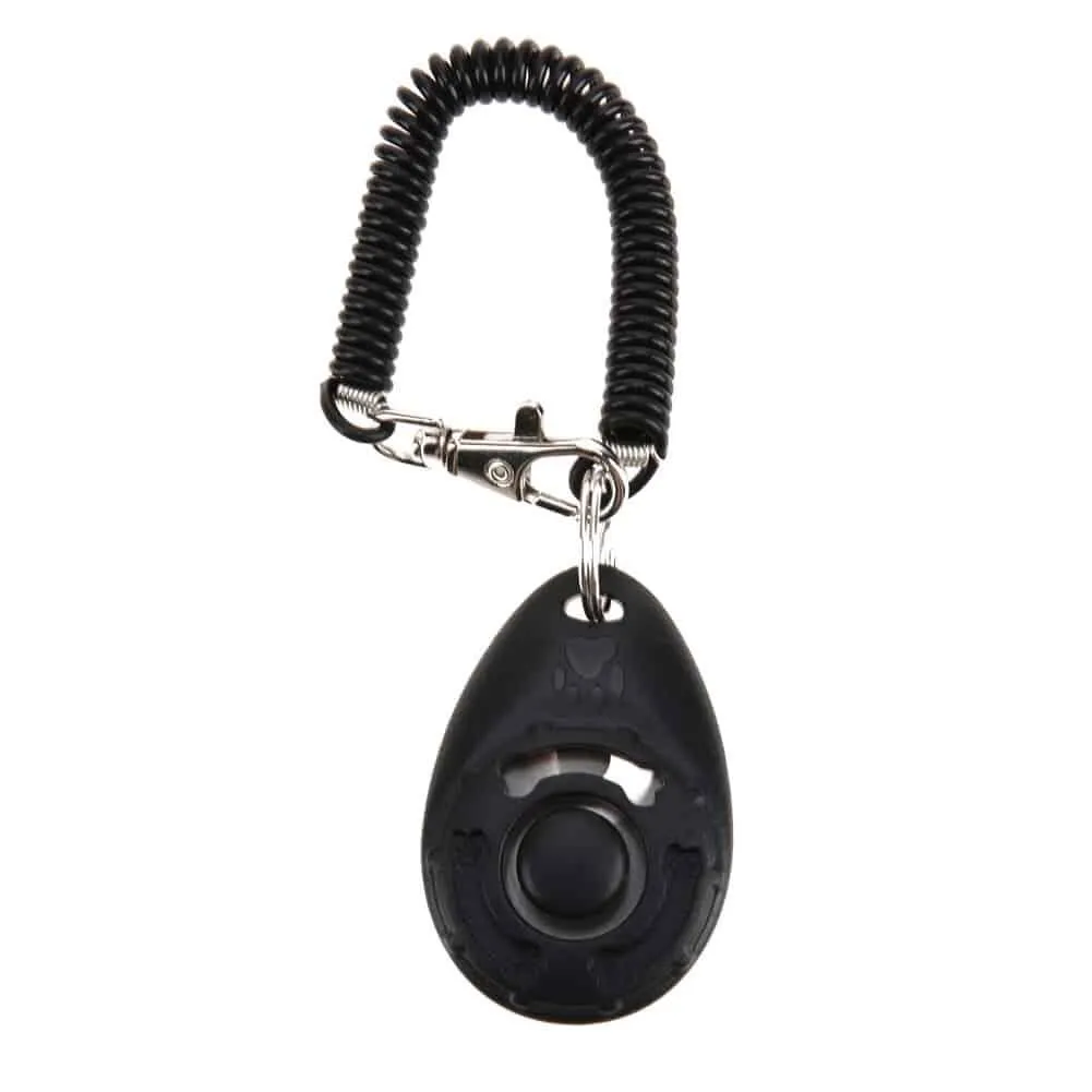 Dog Clicker Training Tool with Wrist Strap