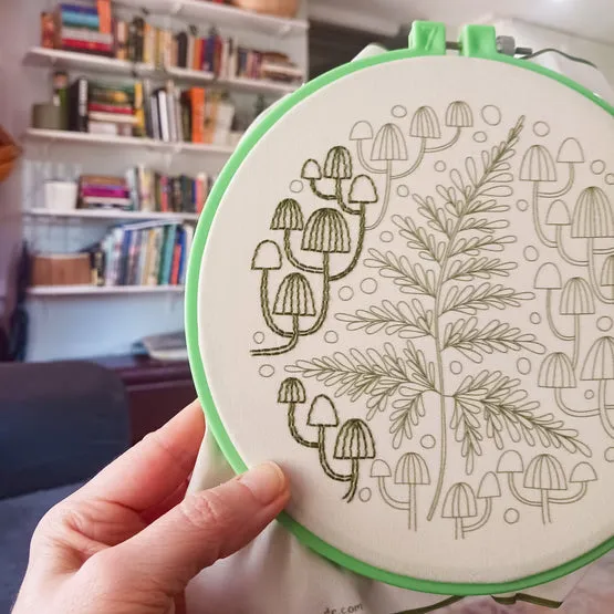 Fern   Friends Embroidery Kit