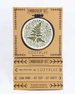 Fern   Friends Embroidery Kit