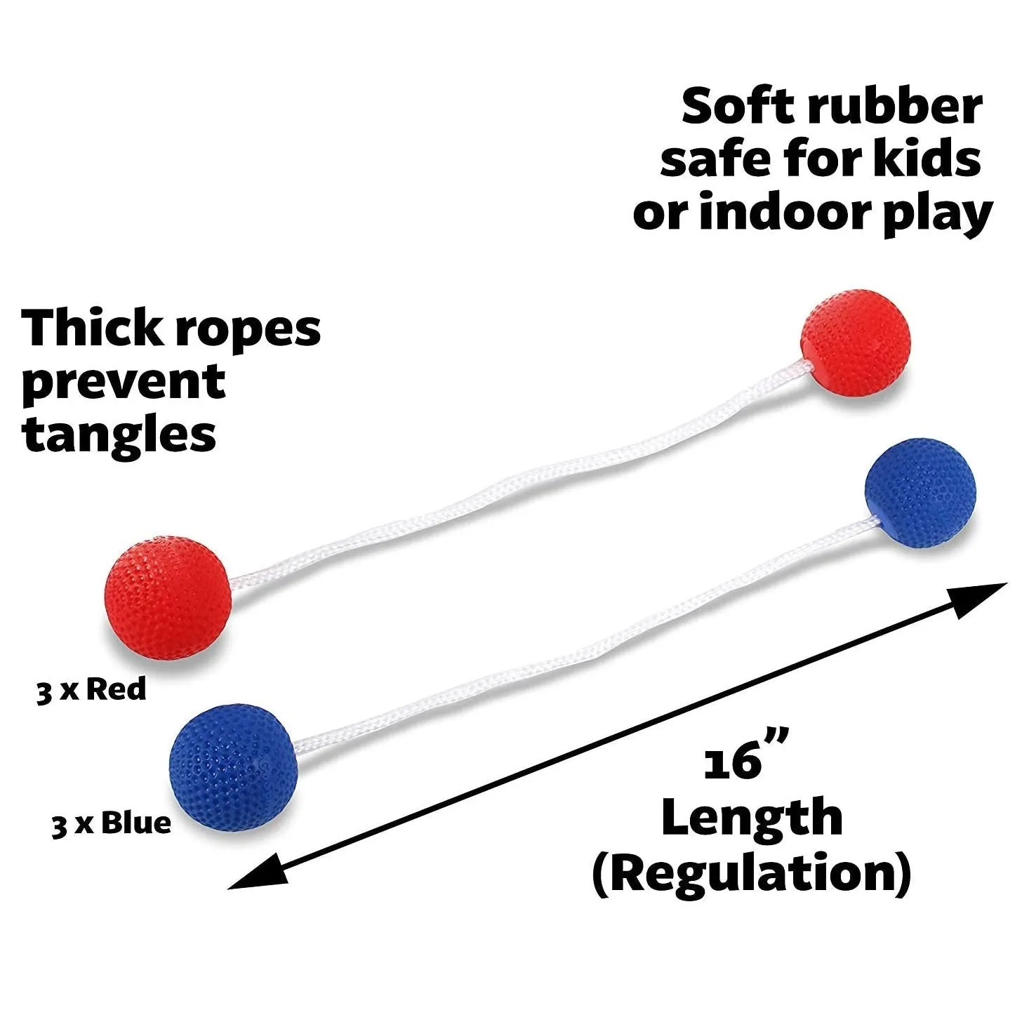 GoSports Pro Grade Ladder Toss Indoor/Outdoor Game Set