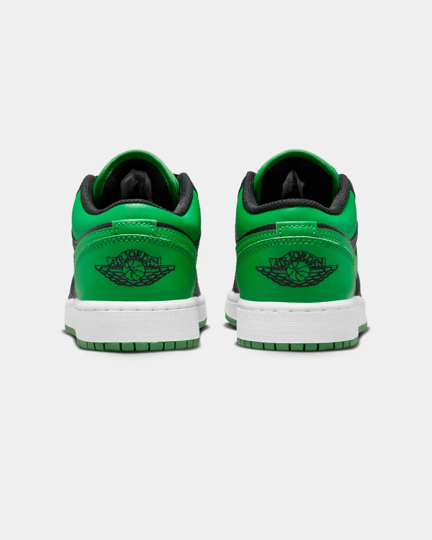 Jordan Kids' Air Jordan 1 Low (GS) Black/Black-Lucky Green