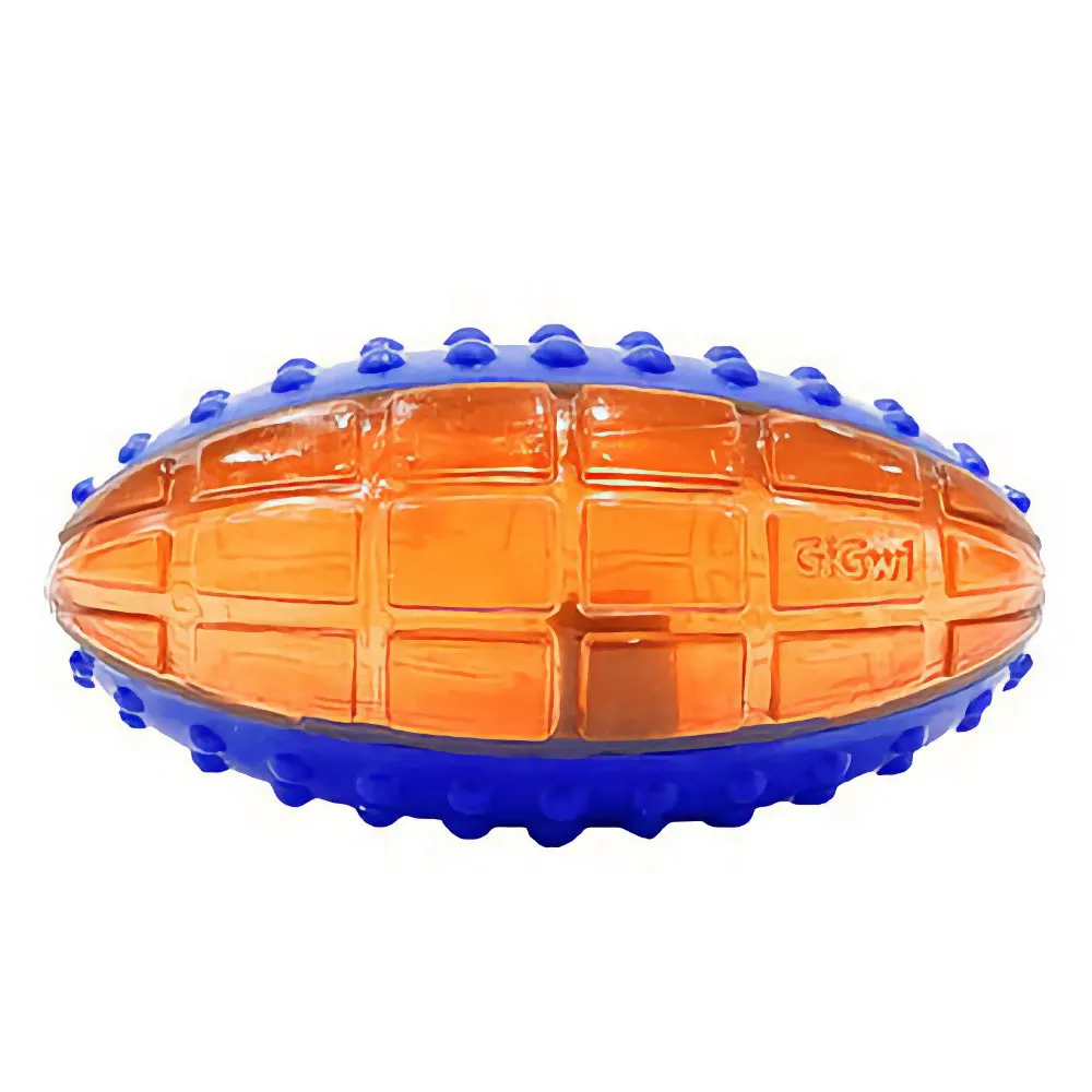 KOHE-VERSARY 8% OFF: GiGwi Squeaky Rugby Ball Dog Toy