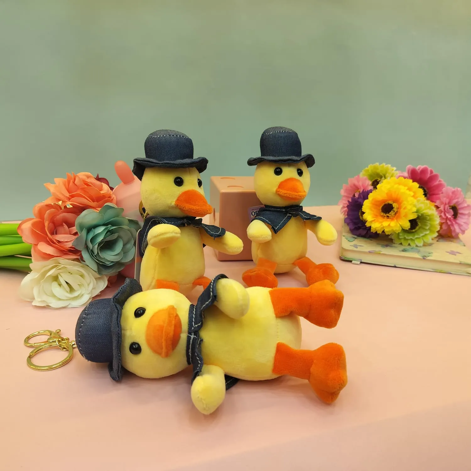 Magician Duckling Theme Plush Keychain