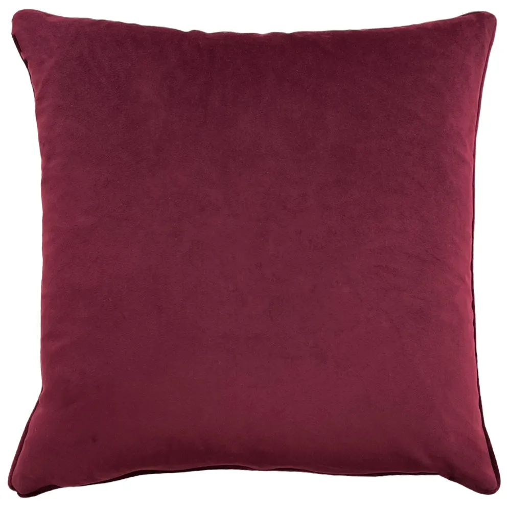 Mirrored Stag Cushion Shiraz