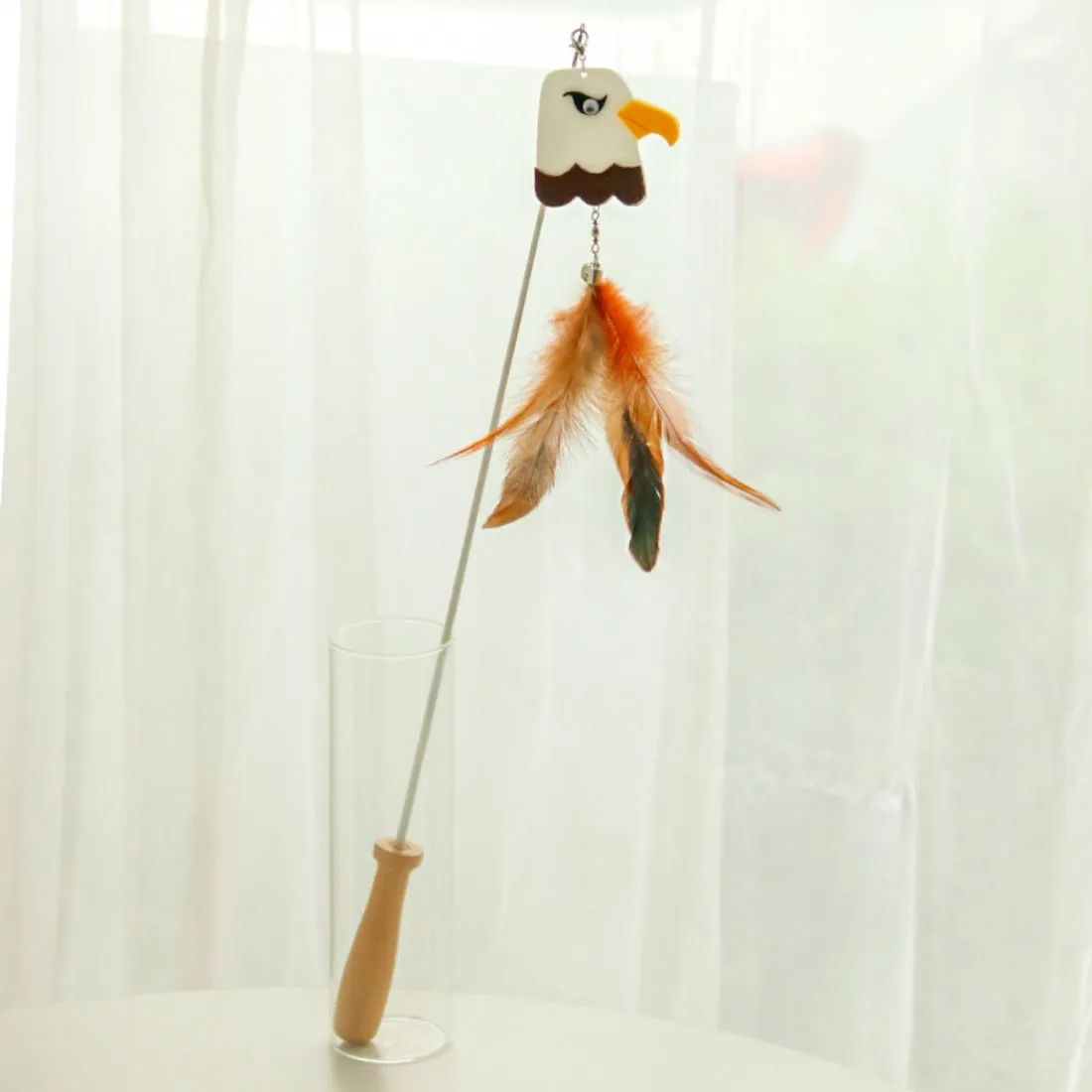 Moo - Bird-Shaped Cat Teaser Wand