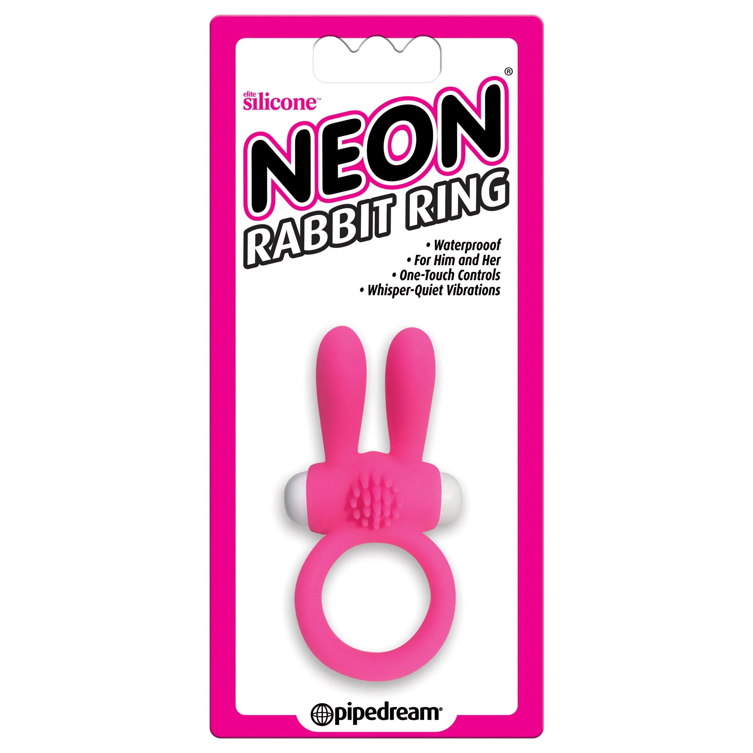Neon Rabbit Ring - Pink