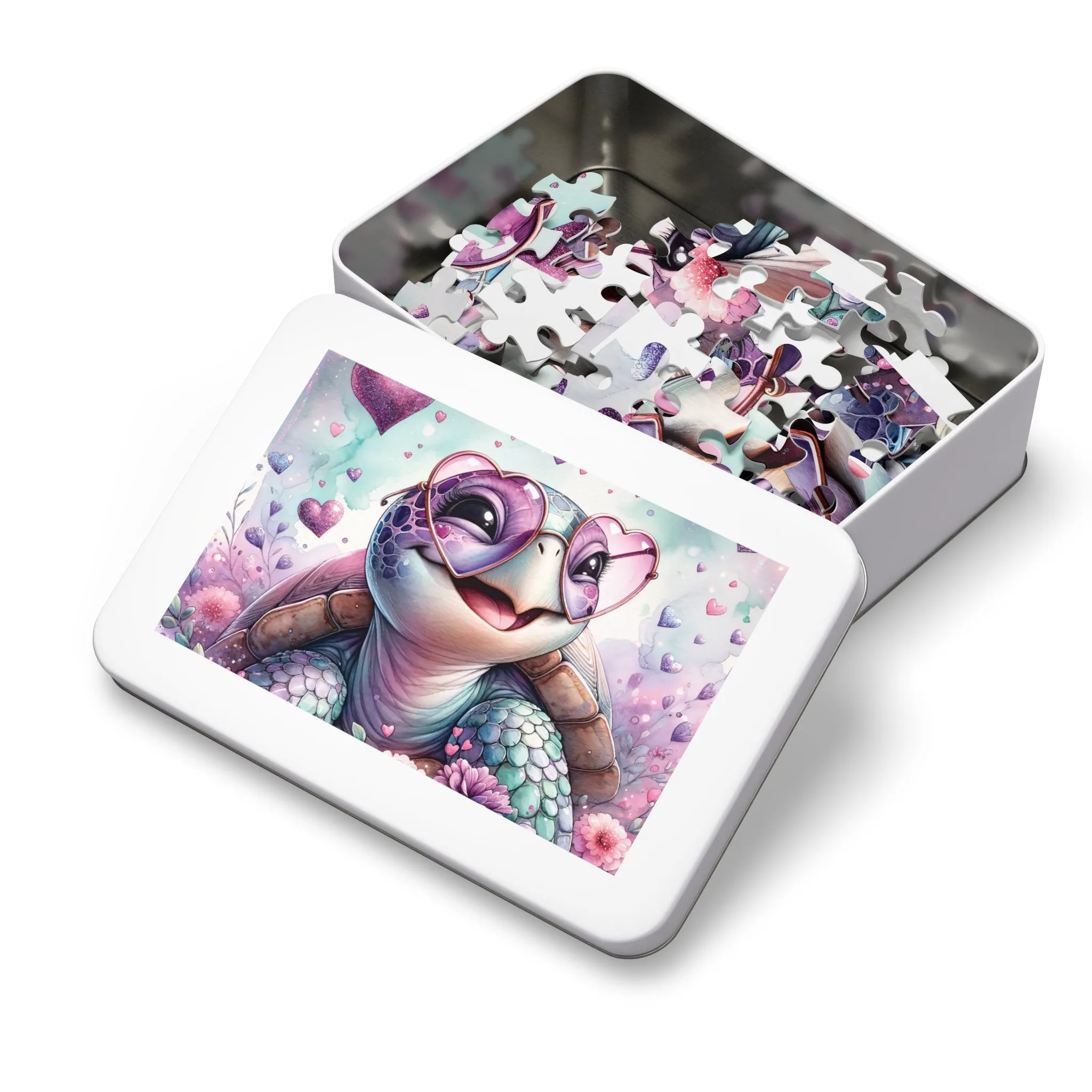 Puzzle, Turtle, Personalised/Non-Personalised (30, 110, 252, 500,1000-Piece) awd-659